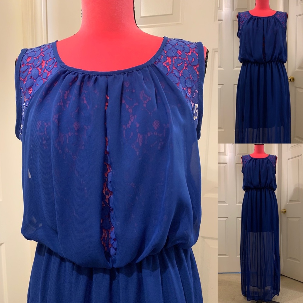 Wendy Wise peekaboo bodice lace dress - Picture 3 of 7